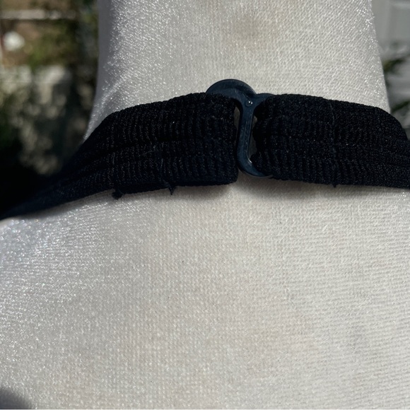 2 Piece Halter Bikini Swim Systems XS Black White - Picture 6 of 10